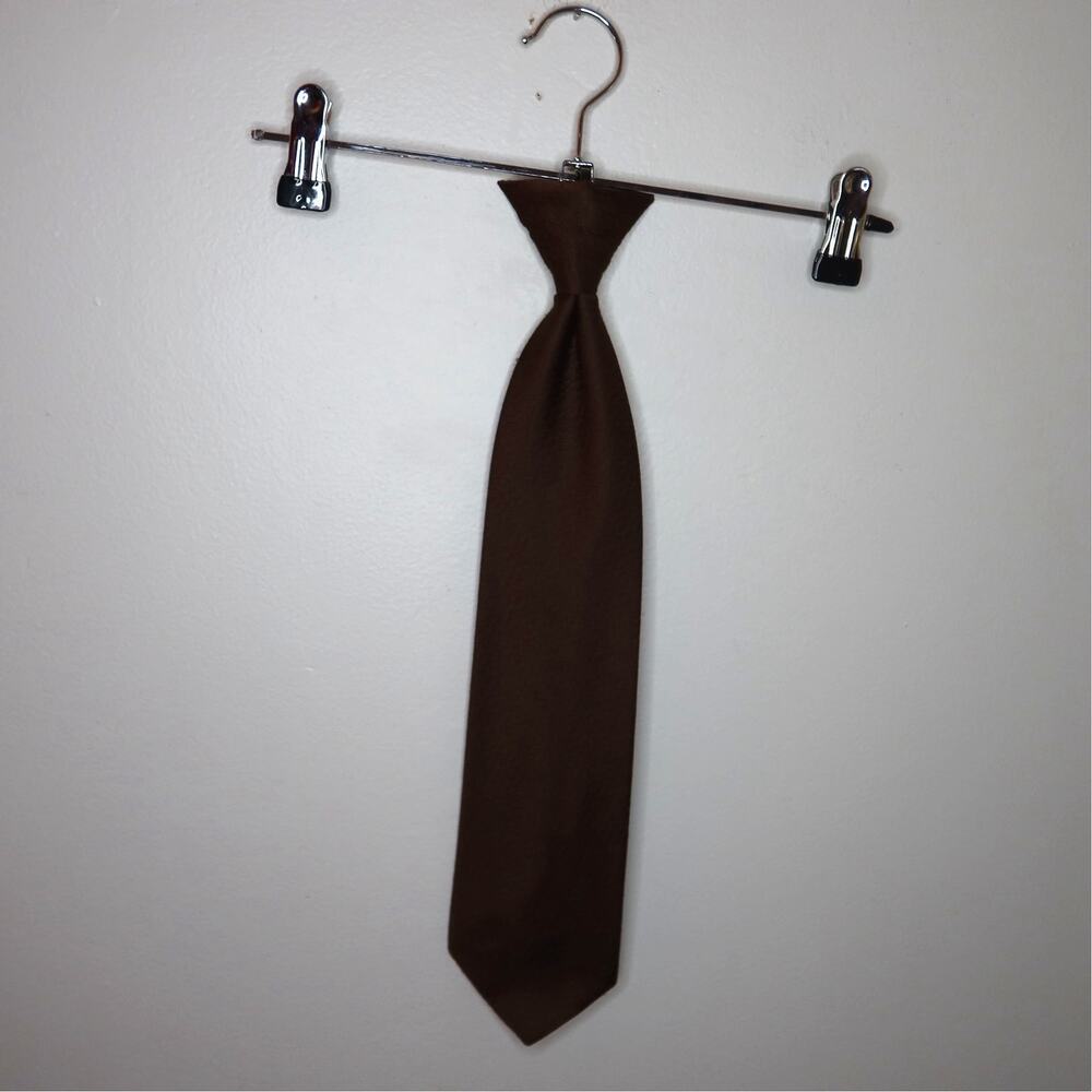 Vintage Wembley Brown Diamond Weave Silk Necktie Textured Tie